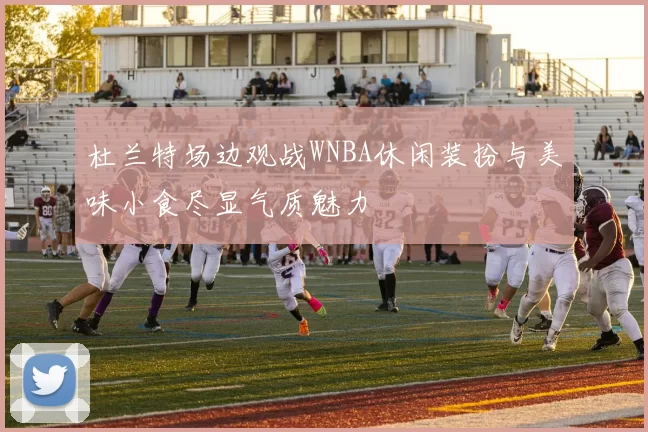 杜兰特场边观战WNBA休闲装扮与美味小食尽显气质魅力