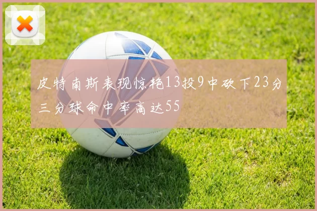 皮特南斯表现惊艳13投9中砍下23分三分球命中率高达55